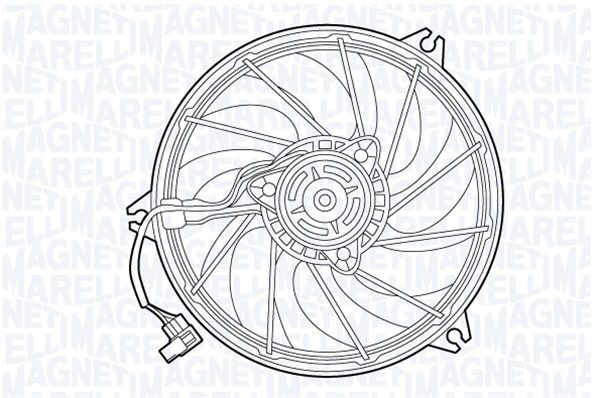 MAGNETI MARELLI Вентилятор, охлаждение двигателя 069422548010